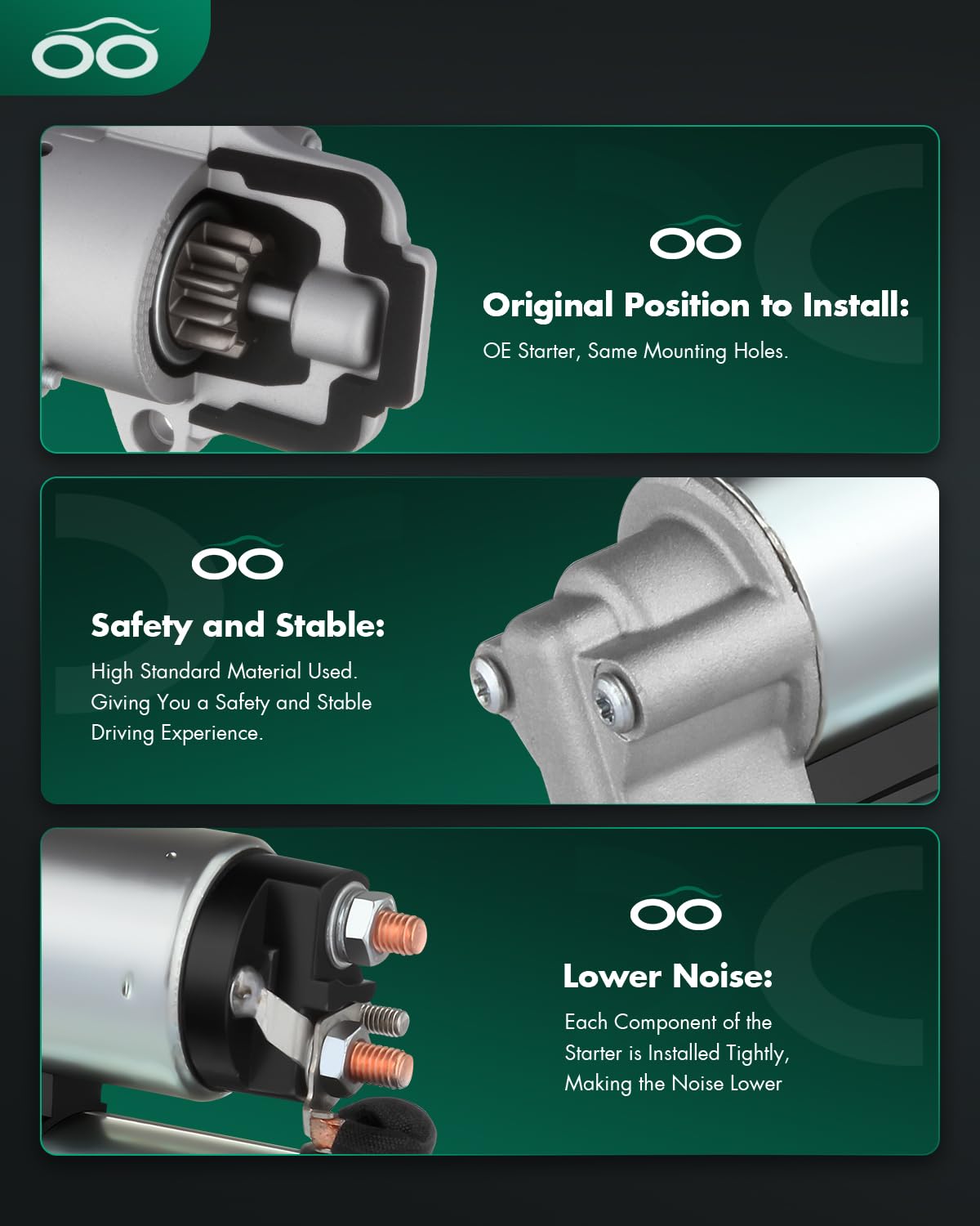 Amazon.com: SCITOO Starter Motor 6674N L3H5-18-400 Escape